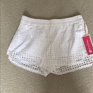 Lilly Pulitzer White Shorts NWT